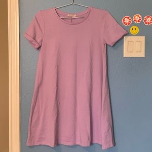 Tshirt dress lilac